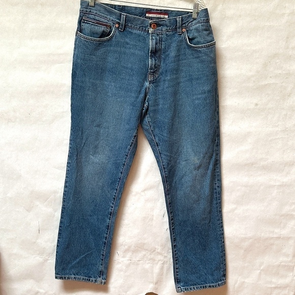 Tommy Hilfiger Vintage Blue Jeans Mens Size 38 - Picture 1 of 9